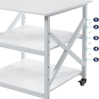 Meuble d'imprimante grand format de 23,6 pouces