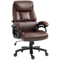 Chaise de bureau Vinsetto en cuir PU