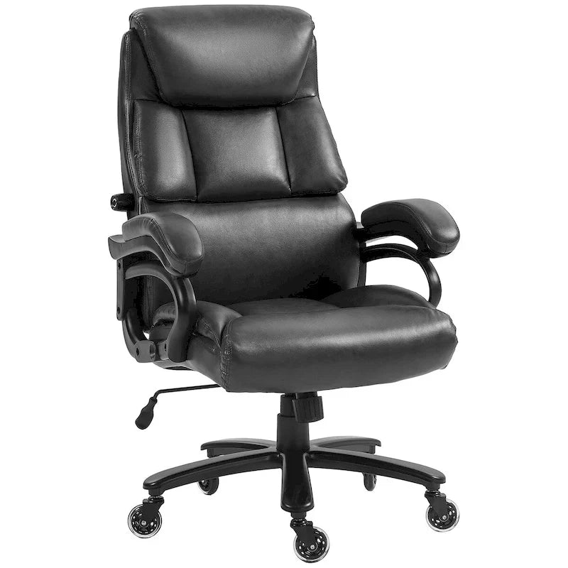 Chaise de bureau Vinsetto en cuir PU