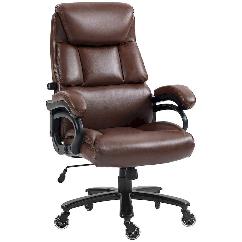 Chaise de bureau Vinsetto en cuir PU
