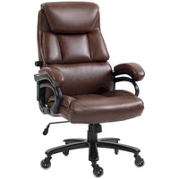 Chaise de bureau Vinsetto en cuir PU