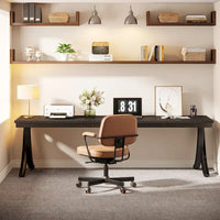 Bureau informatique 78 pouces pour le bureau à domicile, table d'écriture rectangulaire pour salle d'étude