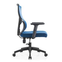Chaise de bureau mi-dossier Glen avec hauteur, pivot et inclinaison réglables par LeisureMod