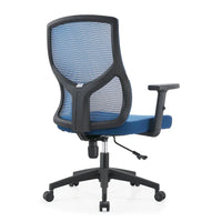 Chaise de bureau mi-dossier Glen avec hauteur, pivot et inclinaison réglables par LeisureMod
