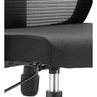 Chaise de bureau mi-dossier Glen avec hauteur, pivot et inclinaison réglables par LeisureMod