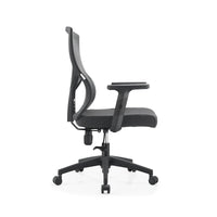 Chaise de bureau mi-dossier Glen avec hauteur, pivot et inclinaison réglables par LeisureMod