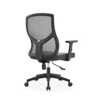 Chaise de bureau mi-dossier Glen avec hauteur, pivot et inclinaison réglables par LeisureMod