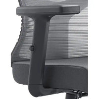 Chaise de bureau mi-dossier Glen avec hauteur, pivot et inclinaison réglables par LeisureMod