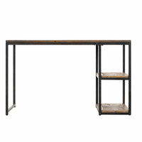 Bureau d'écriture en bois récupéré noir