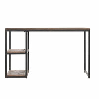 Bureau d'écriture en bois récupéré noir