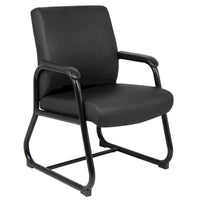 Chaise visiteur de direction Boss en vinyle antimicrobien