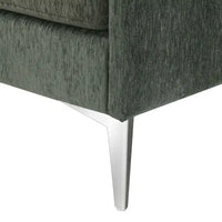 Canapé Sectionnel Convertible Forme L, Canapé en Chenille avec Méridienne Réversible pour Salon, Appartement