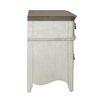 Enfilade blanc antique brossé Chesapeake - Largeur 56 x Profondeur 21 x Hauteur 30