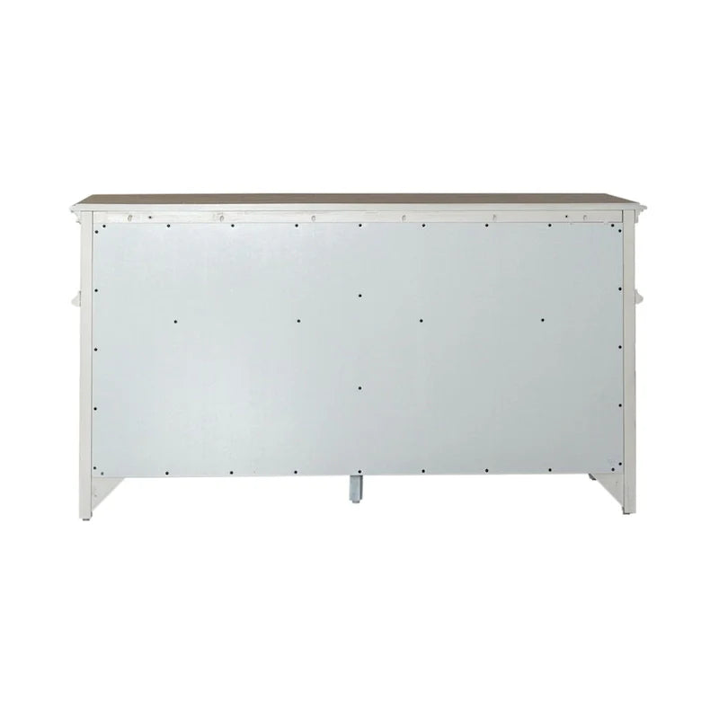 Enfilade blanc antique brossé Chesapeake - Largeur 56 x Profondeur 21 x Hauteur 30