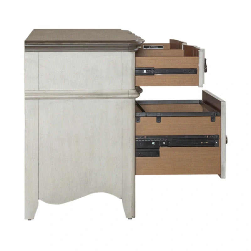 Enfilade blanc antique brossé Chesapeake - Largeur 56 x Profondeur 21 x Hauteur 30