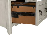 Enfilade blanc antique brossé Chesapeake - Largeur 56 x Profondeur 21 x Hauteur 30
