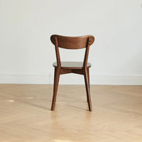 Chaise de salle à manger en bois massif de grade FAS, chaise de table en bois naturel, chaise de salon simple et naturelle 46,5 * 54 * 80cm