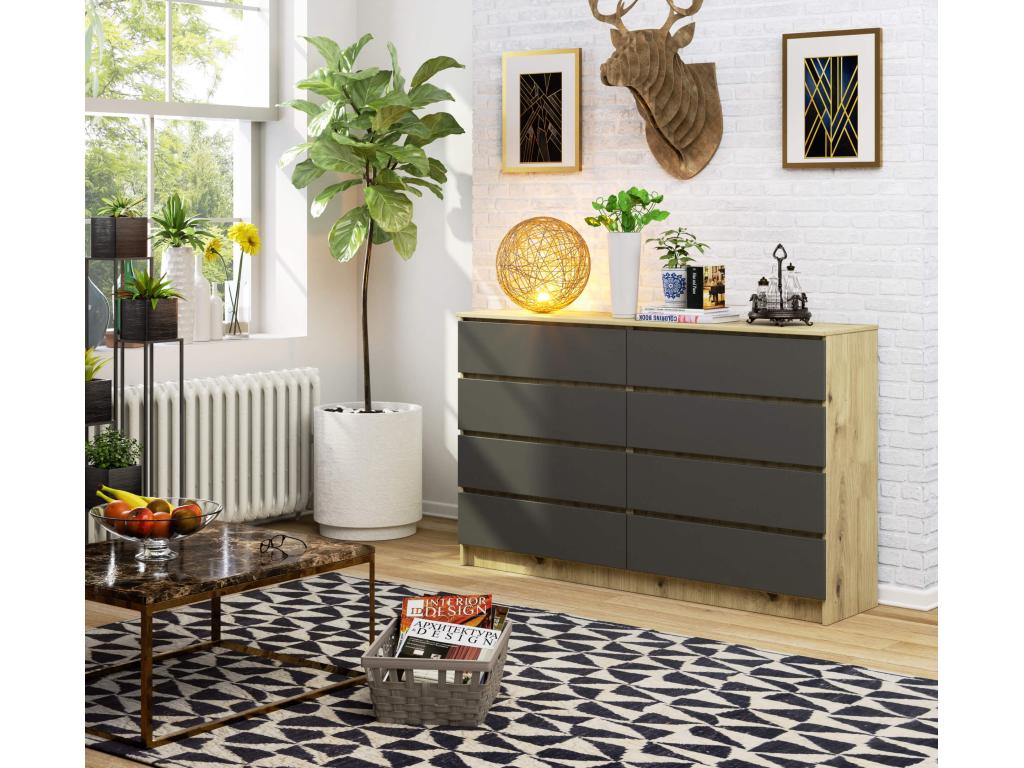 Article de maison - Naturel fonc/Gris anthracite