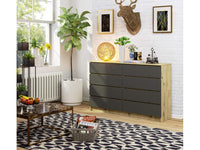 Article de maison - Naturel fonc/Gris anthracite