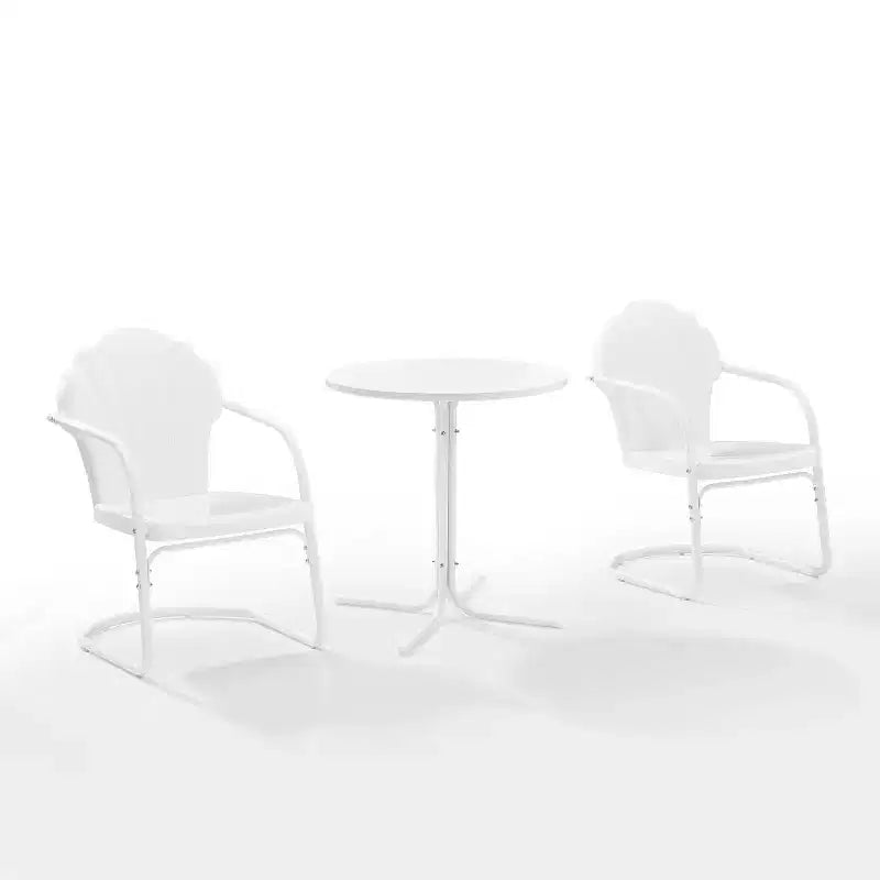 Crosley 3pc Tulip Retro Metal Bistro Set