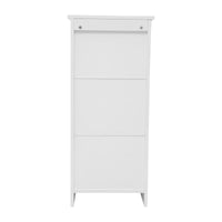 Meuble de rangement organisateur de sol avec porte à fermeture magnétique et étagères