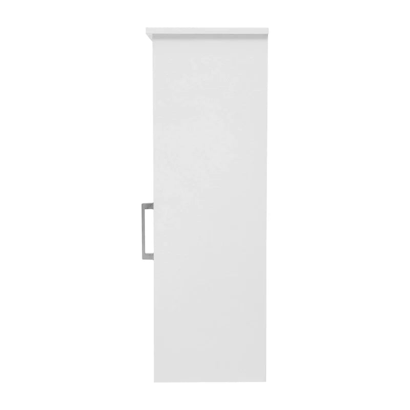 Meuble de rangement organisateur de sol avec porte à fermeture magnétique et étagères