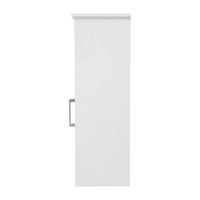 Meuble de rangement organisateur de sol avec porte à fermeture magnétique et étagères