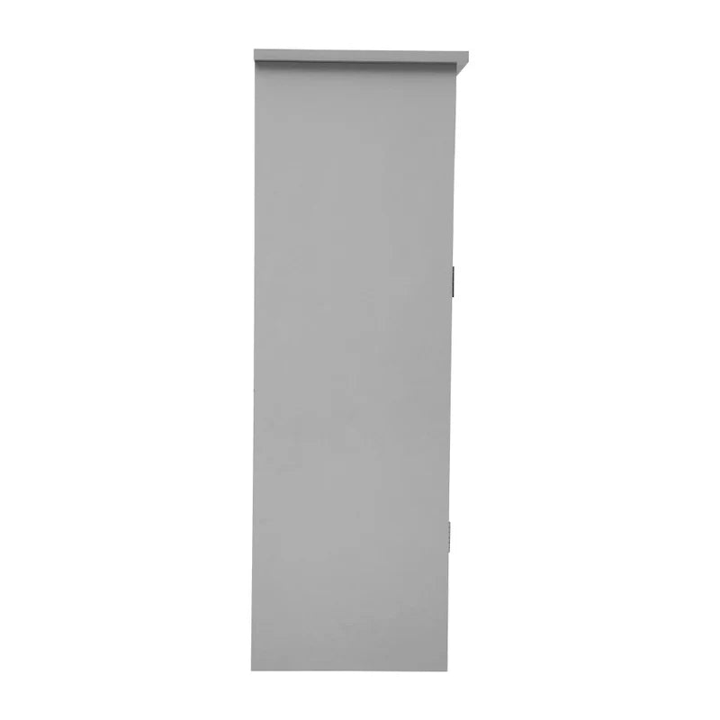 Meuble de rangement organisateur de sol avec porte à fermeture magnétique et étagères