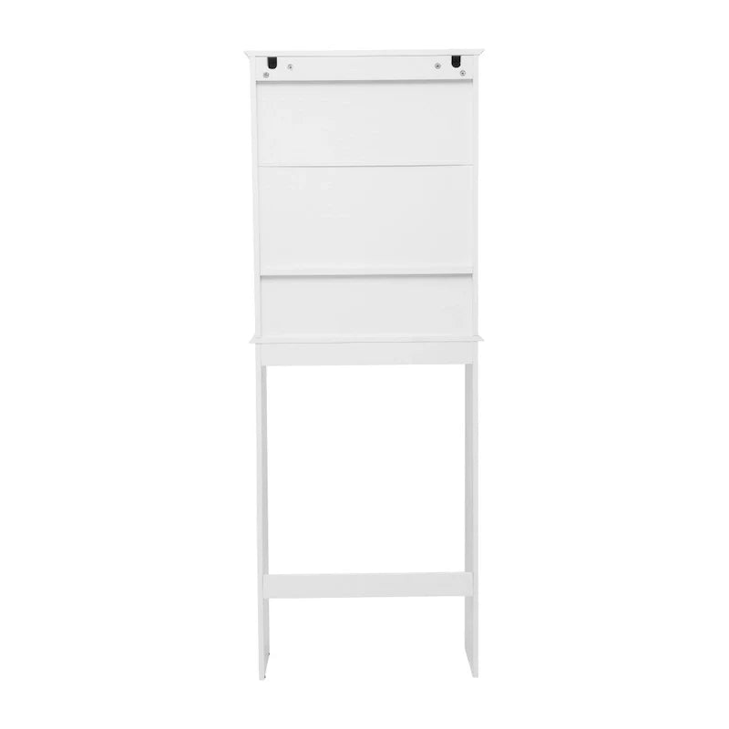 Meuble de rangement pour cabinet de toilette de ferme marron avec 2 étagères