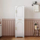 Armoire de rangement haute sur pied pour salle de bain avec 2 portes - 11,81 P x 15,75 l x 66,93 H