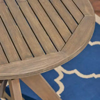 Casa 3 pièces Acacia Pieds en X Bistro Salle à manger - Christopher Knight