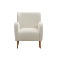 Fauteuil club capitonné moderne avec accoudoirs, canapé simple