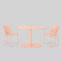 Ensemble de bistro 3 pièces en fer pour patio Santa Monica - Christopher Knight Home