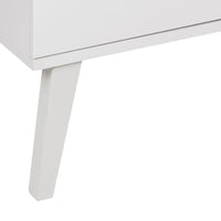 Buffet 4 portes Prepac Milo de style moderne du milieu du siècle - 64 L x 32 H x 16 P