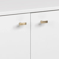 Buffet 4 portes Prepac Milo de style moderne du milieu du siècle - 64 L x 32 H x 16 P