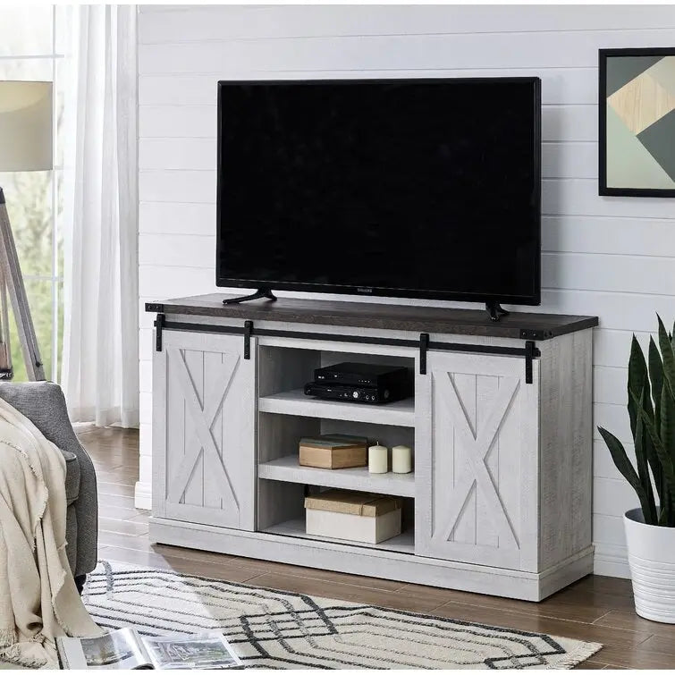 Meuble TV de console multimédia en bois Meuble de divertissement