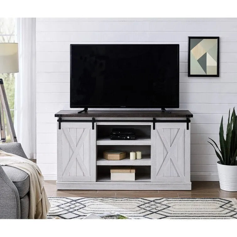Console multimédia TV en bois, meuble multimédia