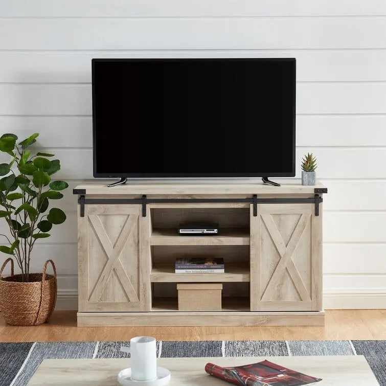 Console multimédia TV en bois, meuble multimédia
