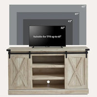 Console multimédia TV en bois, meuble multimédia