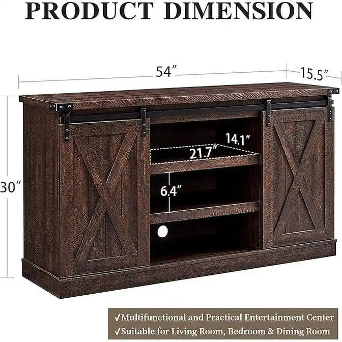 Console multimédia TV en bois, meuble multimédia