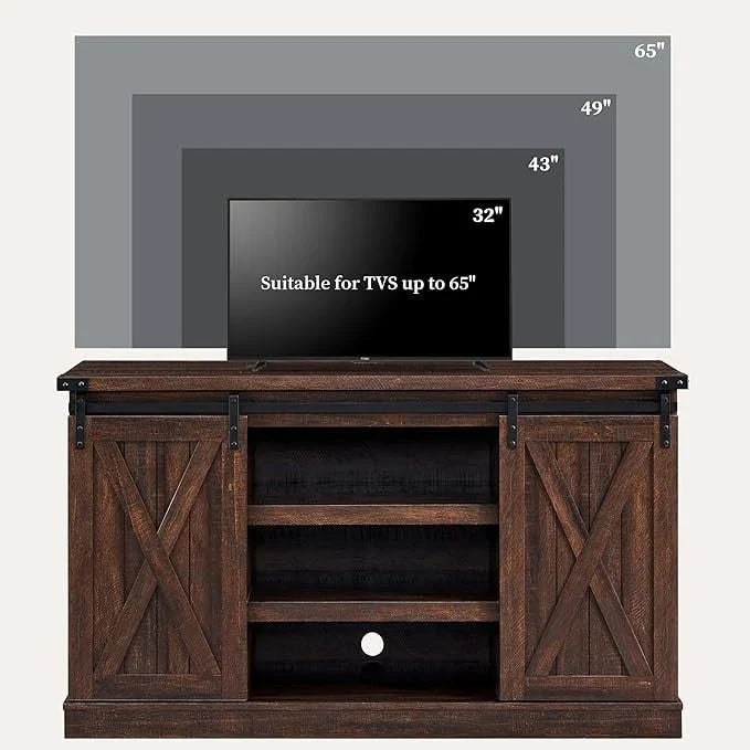Console multimédia TV en bois, meuble multimédia