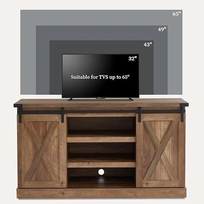 Meuble TV de console multimédia en bois Meuble de divertissement