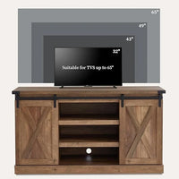 Console multimédia TV en bois, meuble multimédia