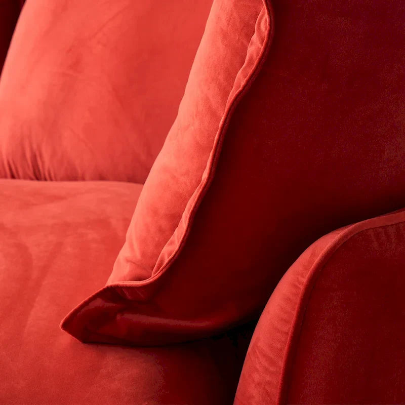 Canapé modulable, canapé 3 ou 4 places en velours, canapé confortable de style minimaliste pour salon et appartement