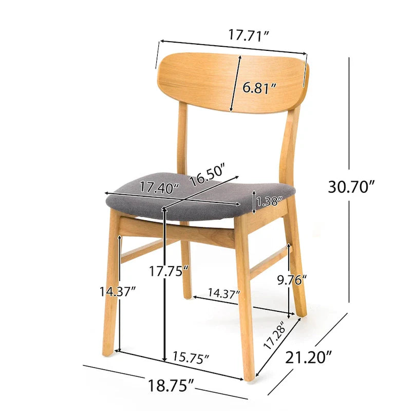 Chaise de salle à manger (lot de 2)
