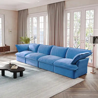 Canapé modulaire, canapé 4 places en velours 162,98, canapé pour salon ou appartement