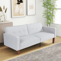 Canapé-lit futon en mousse à mémoire de forme convertible pour salon - 68.11*30.11*28.74