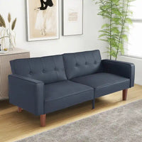 Canapé-lit futon en mousse à mémoire de forme convertible pour salon - 68.11*30.11*28.74