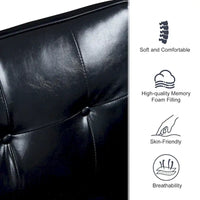 Canapé-lit futon en mousse à mémoire de forme convertible pour salon - 68.11*30.11*28.74