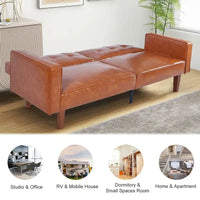 Canapé-lit futon en mousse à mémoire de forme convertible pour salon - 68.11*30.11*28.74